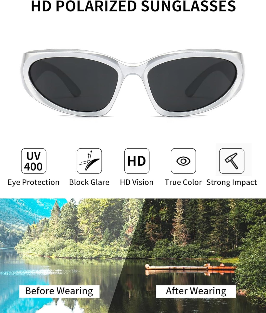 Polarized Sport Wrap Shades