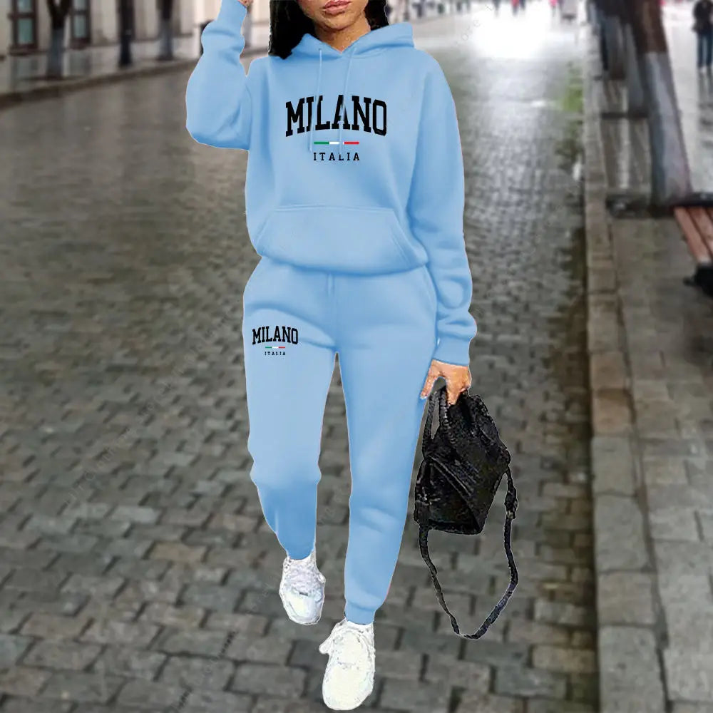 Urban Milano Hoodie Tracksuit Set