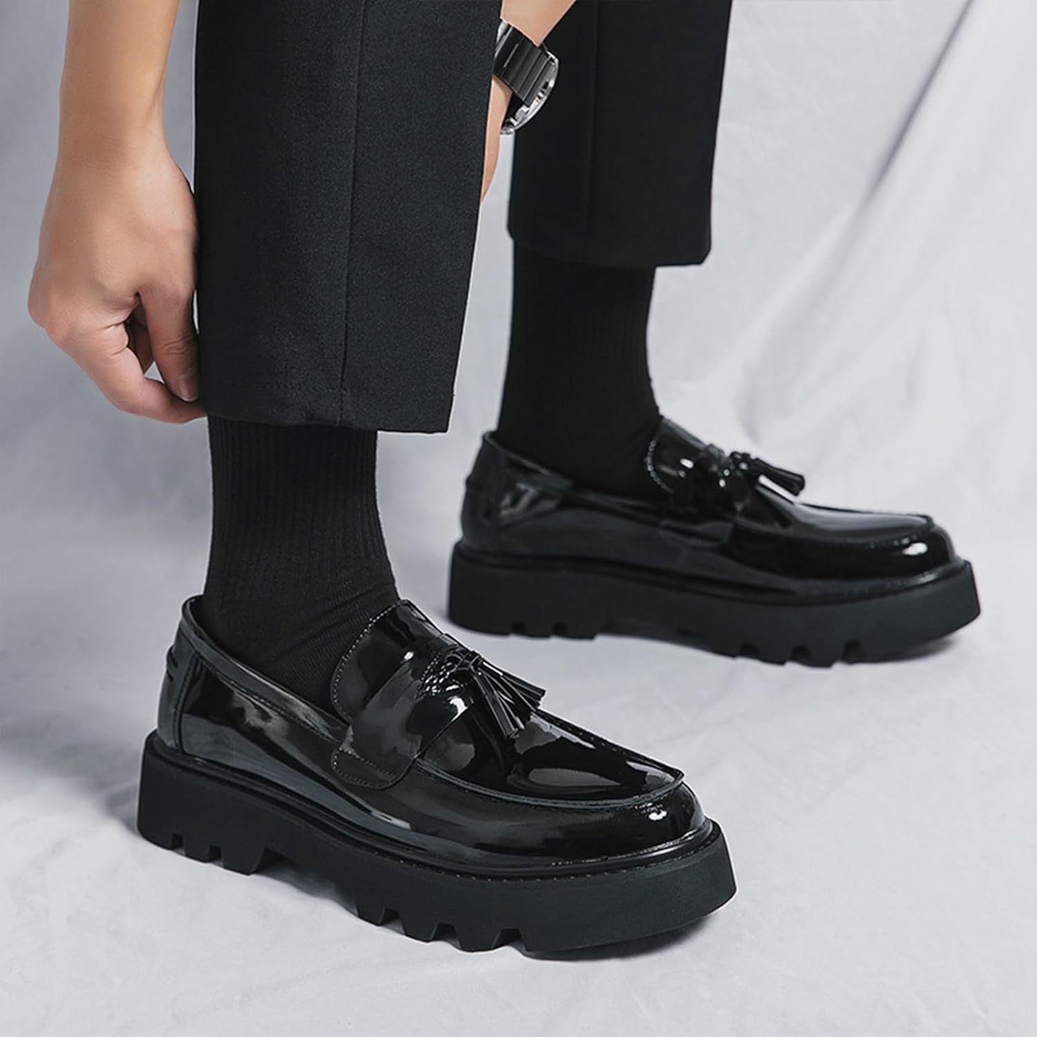 Polished Platform Tassel Loafers Urban Edition