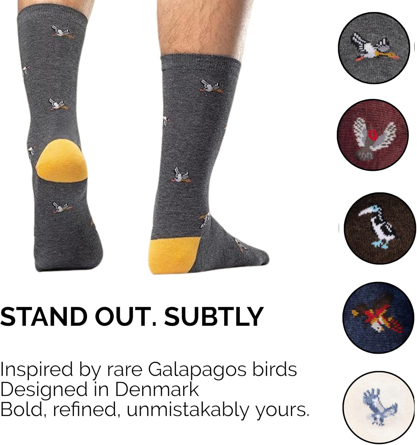 Kakapo Steps Dress Socks