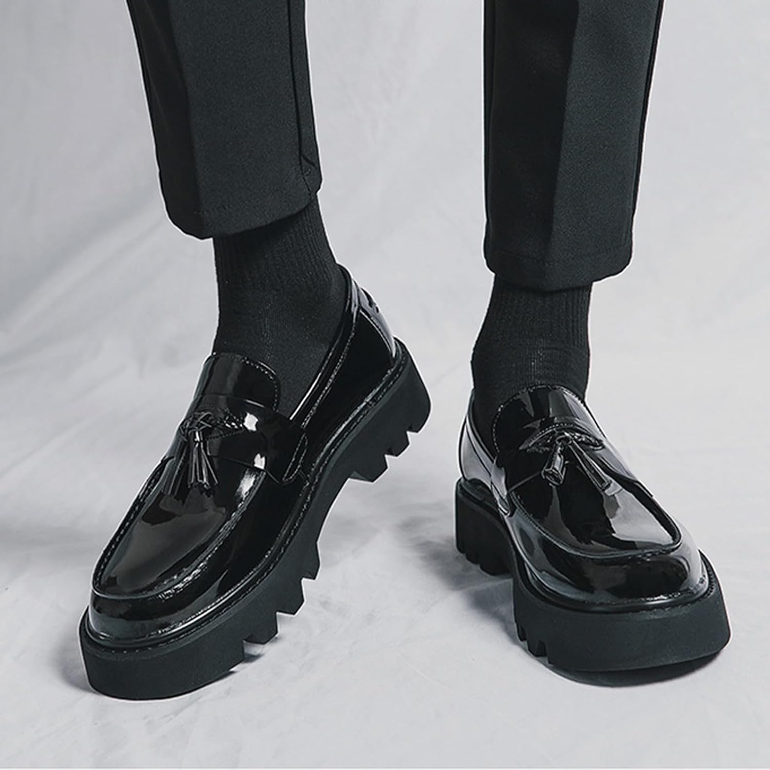 Polished Platform Tassel Loafers Urban Edition