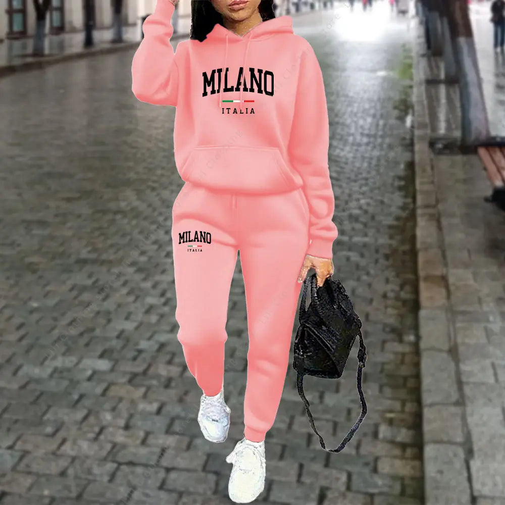 Urban Milano Hoodie Tracksuit Set