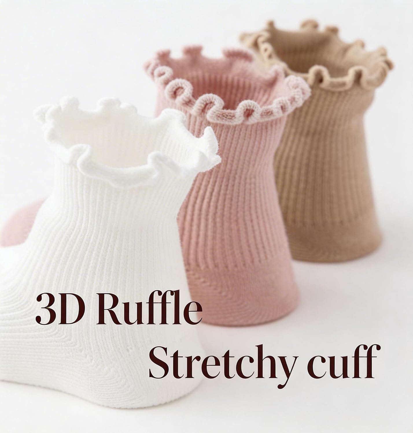 Everyday Ruffle Crew Socks