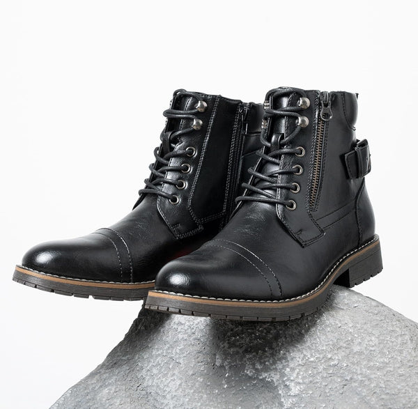 Urban Rider Classic Combat Ankle Boots