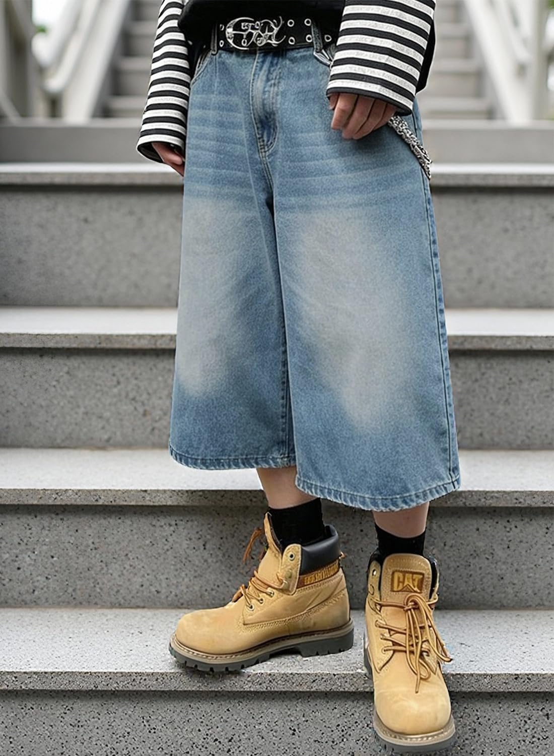Vintage Baggy Jorts Casual Comfort