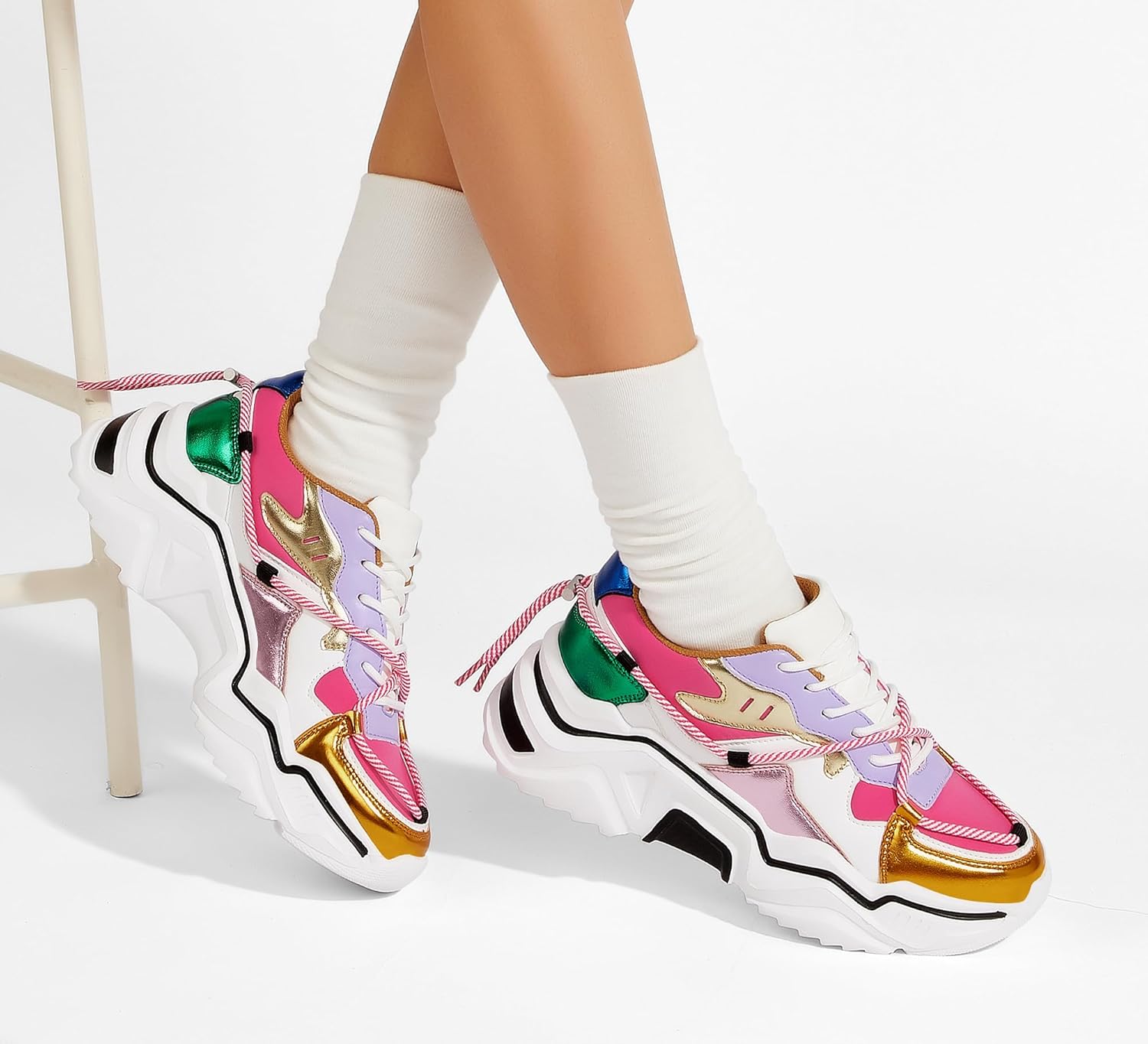 Colorpop Platform Sneakers