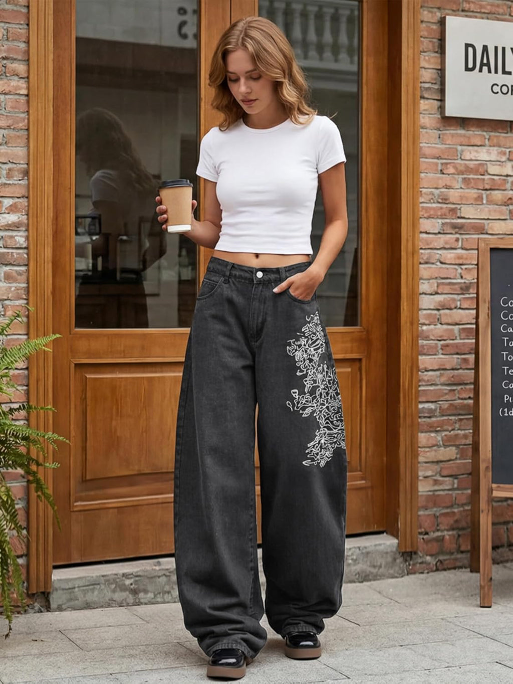 Urban Loose Denim Pants