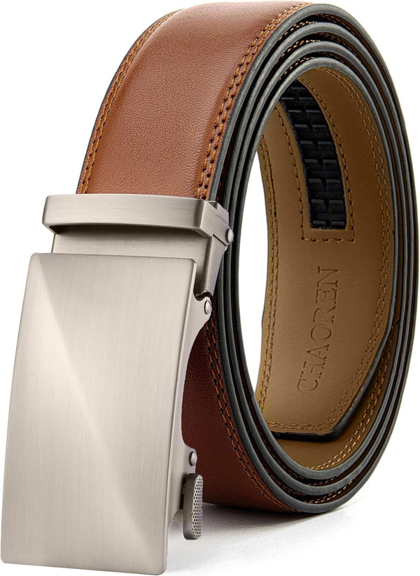 Precision Ratchet Leather Belt