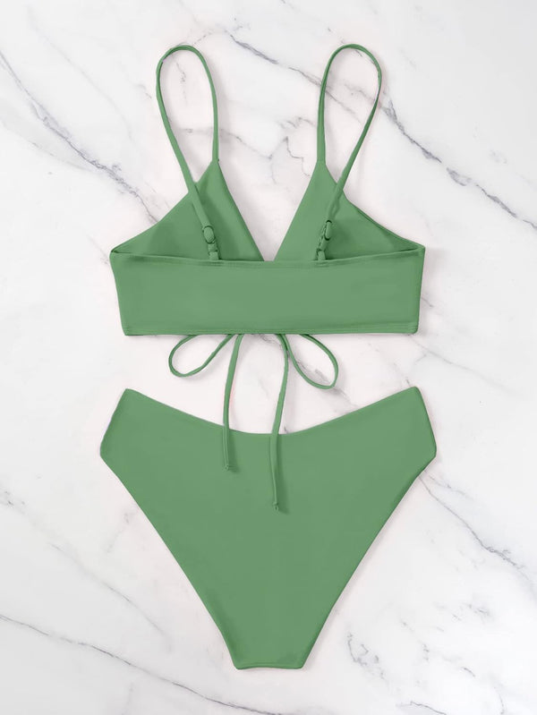 WaveFit High Cut String Bikini Set