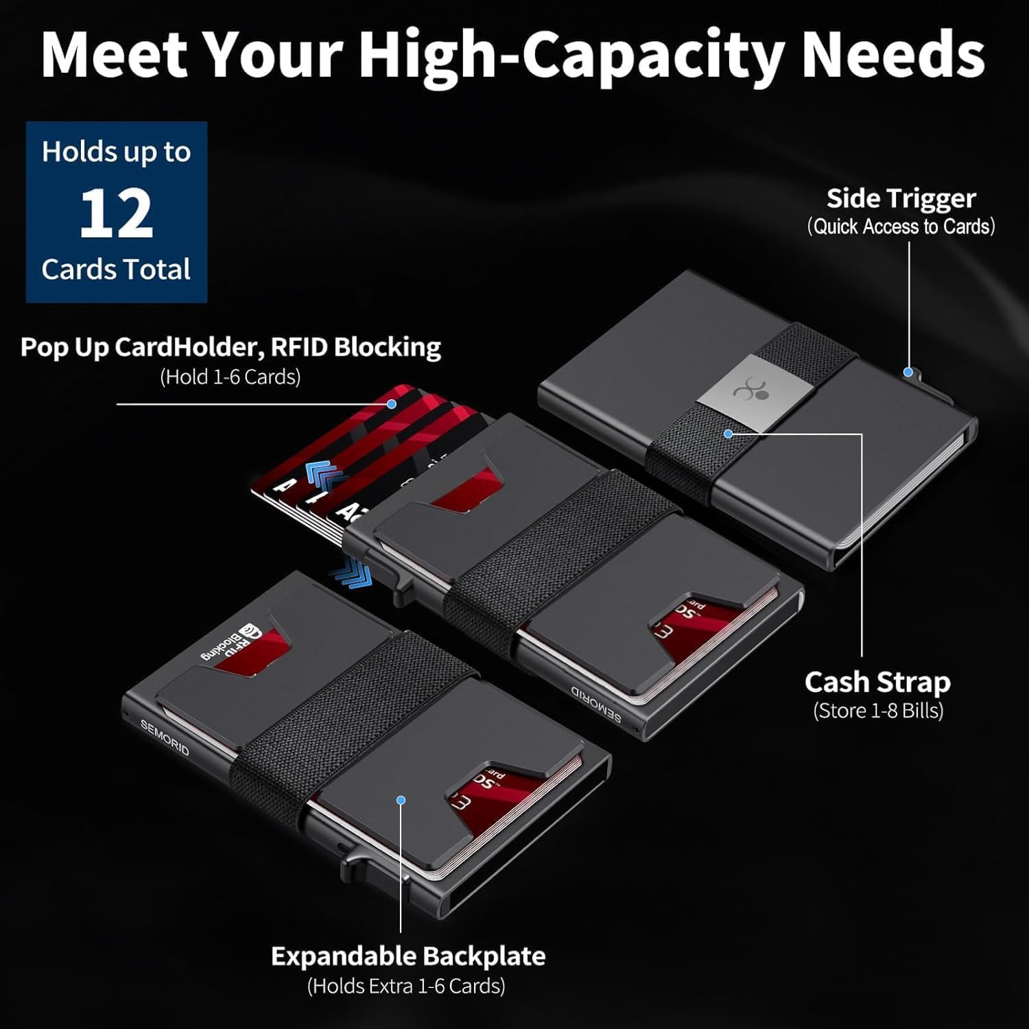 Slim Pocket Pop-Up Card Wallet