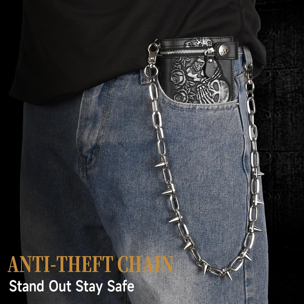 Rivet Punk Wallet Chain