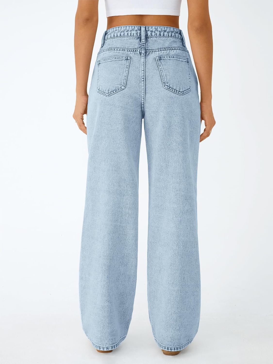 High-Rise Classic Wide Leg Jeans