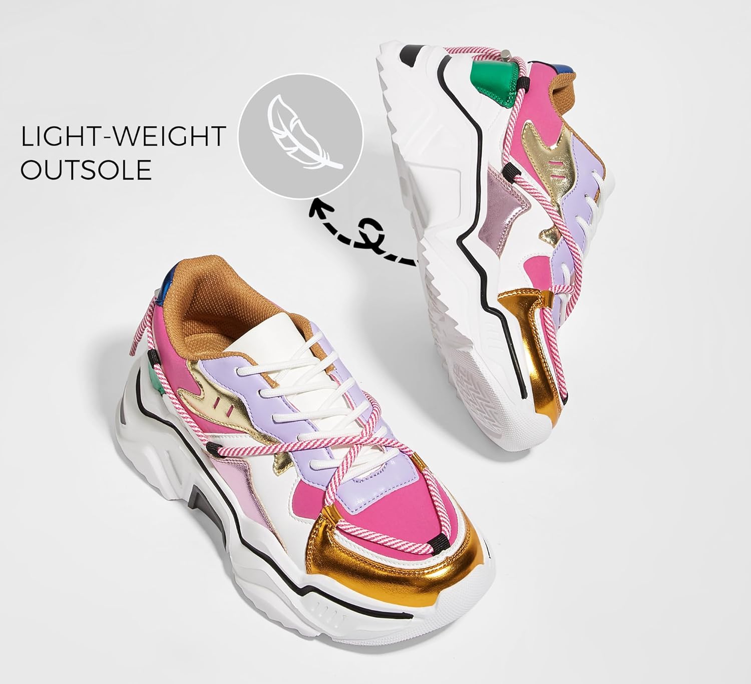Colorpop Platform Sneakers