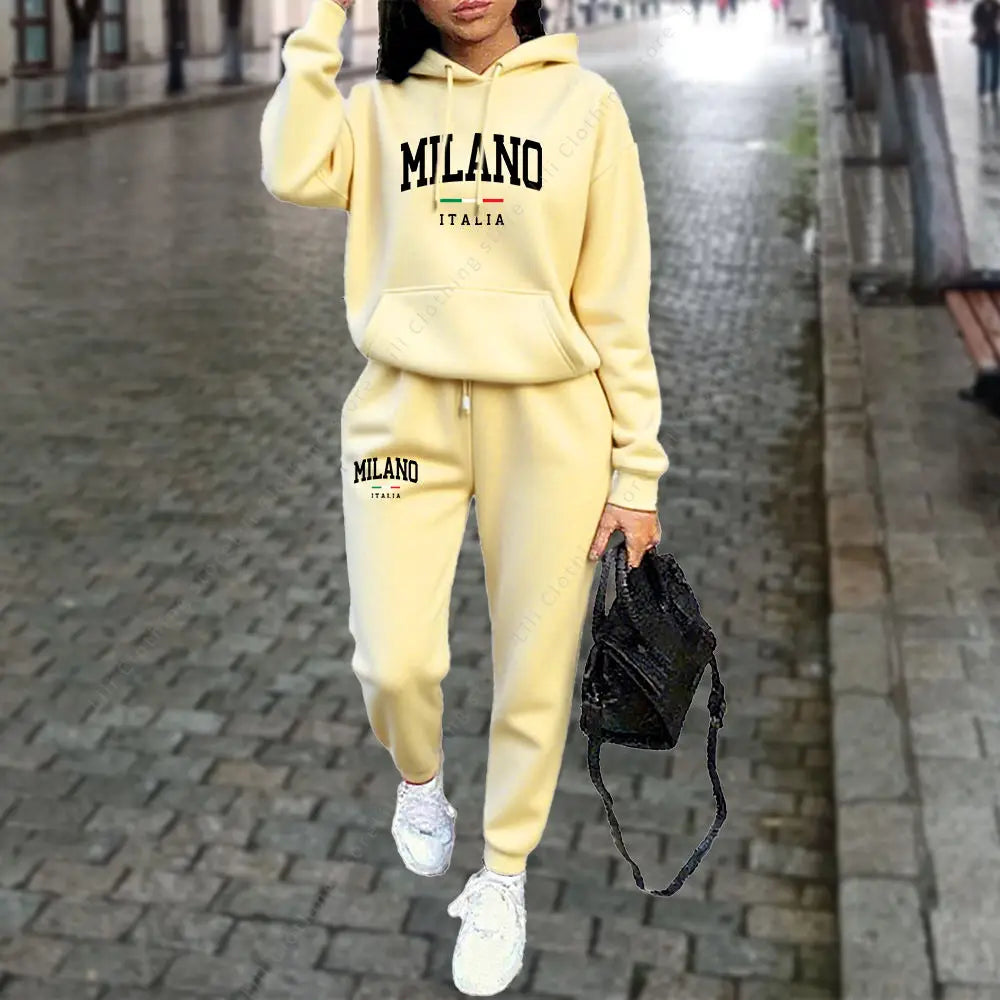Urban Milano Hoodie Tracksuit Set