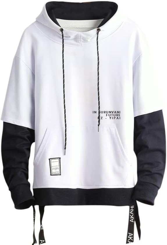 Urban Patchwork Everyday Pullover Hoodie