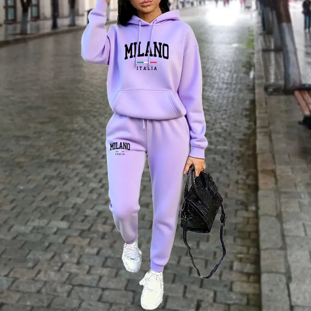 Urban Milano Hoodie Tracksuit Set