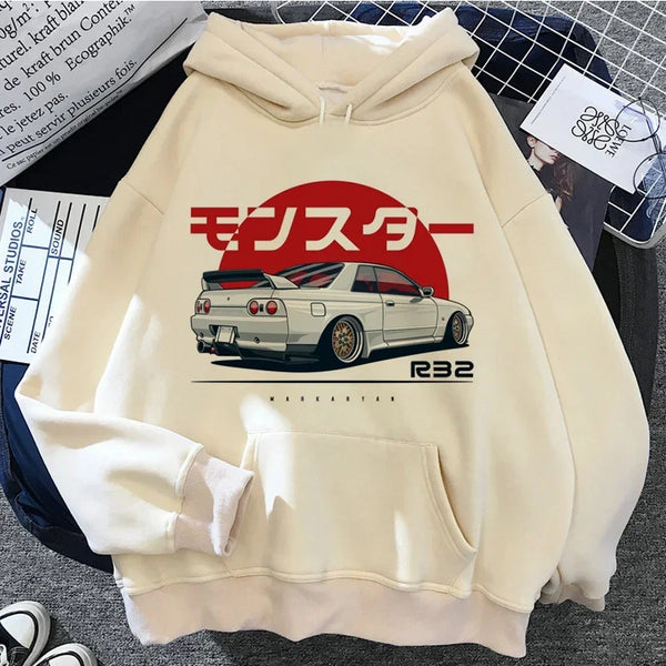 Urban JDM Printed Street Hoodie