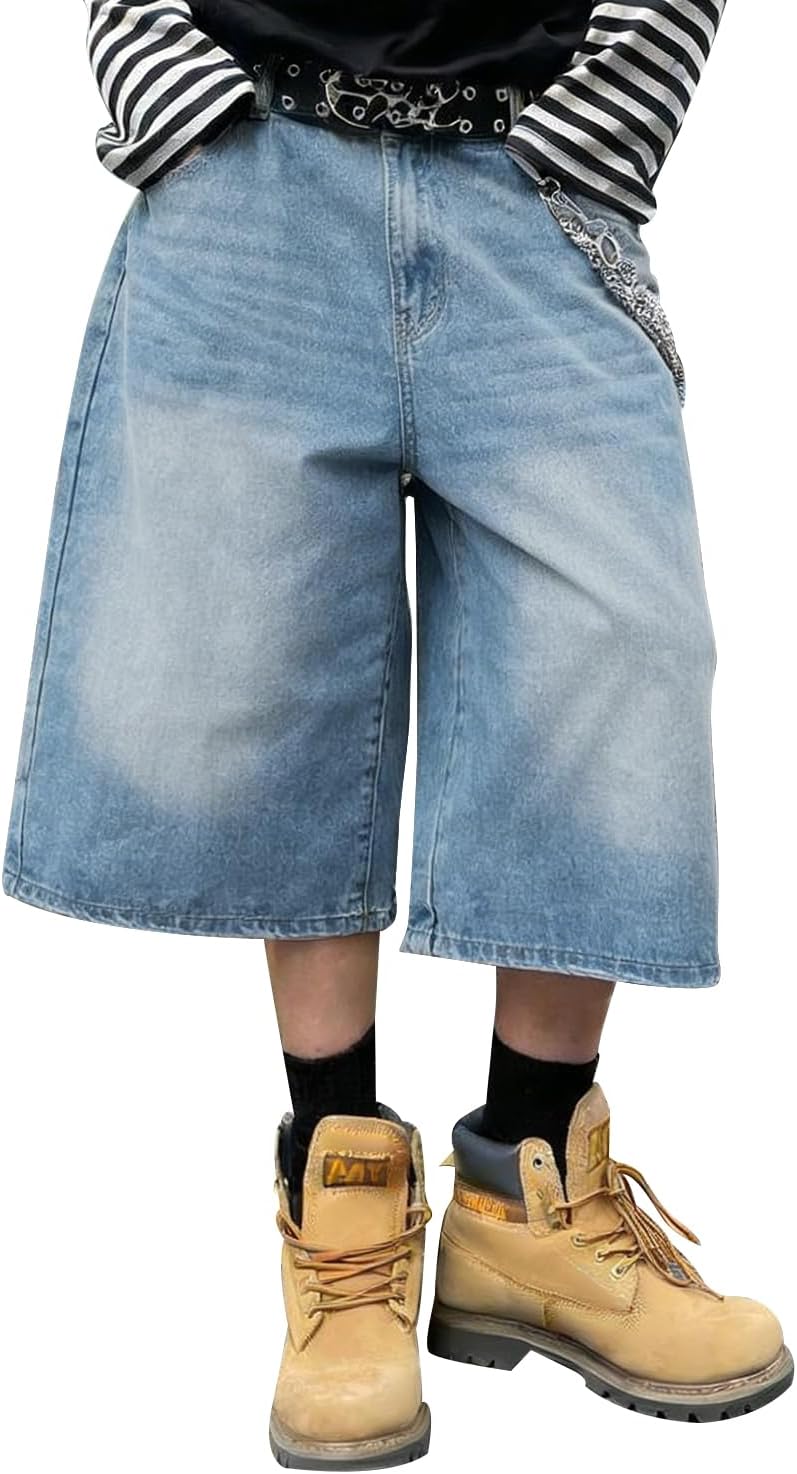 Vintage Baggy Jorts Casual Comfort