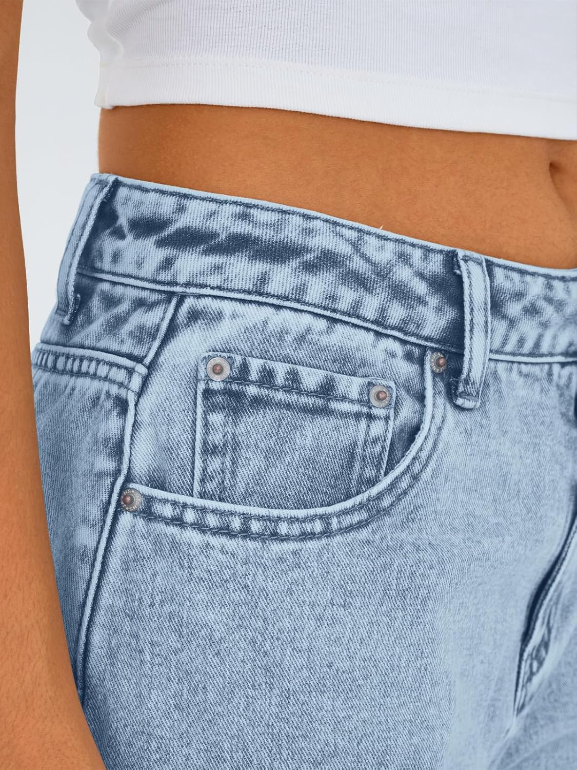 High-Rise Classic Wide Leg Jeans