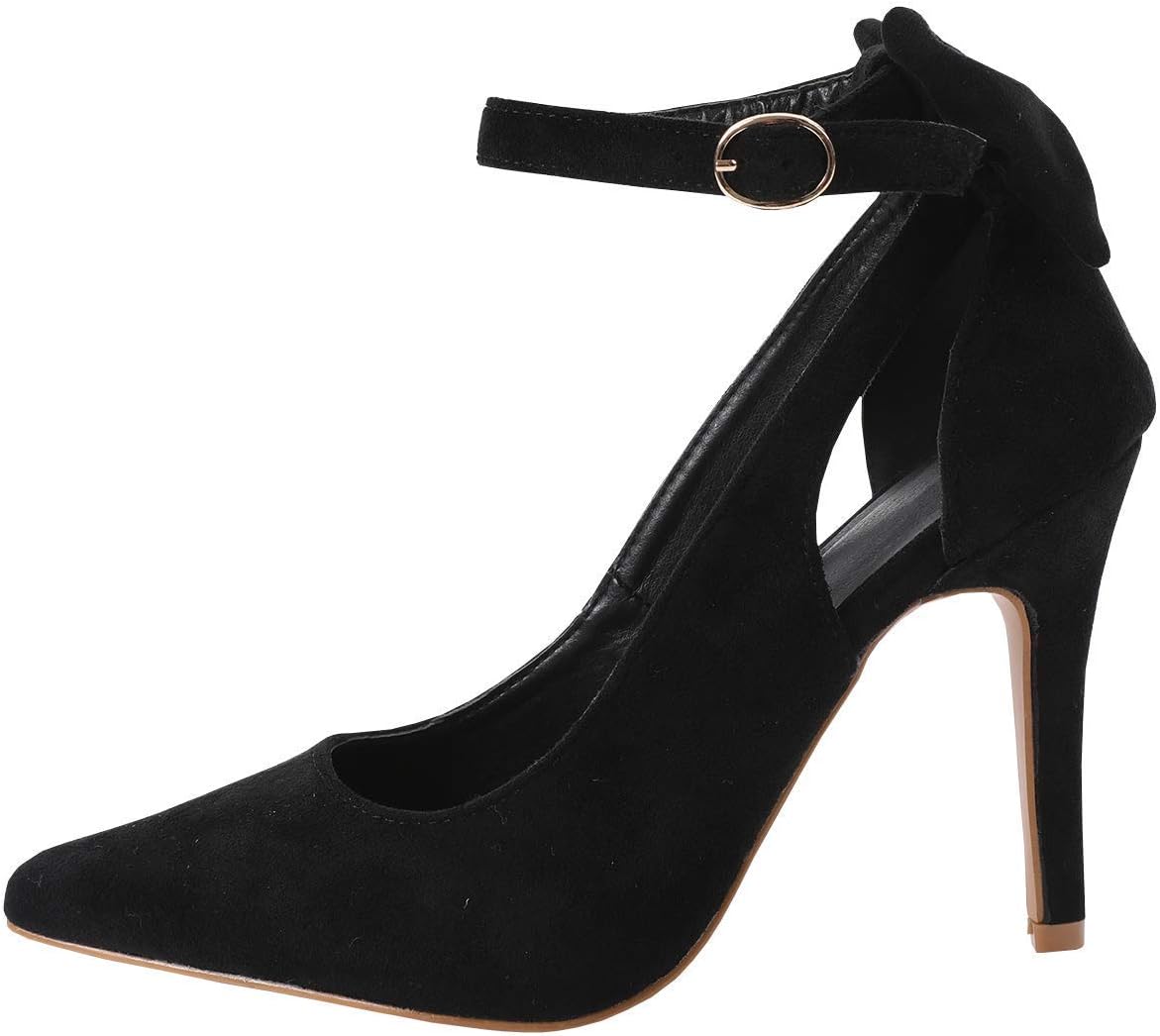 Classic Bow D'Orsay Comfort Heels