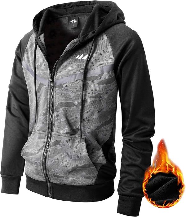 Rugged Camo Zip Hoodie