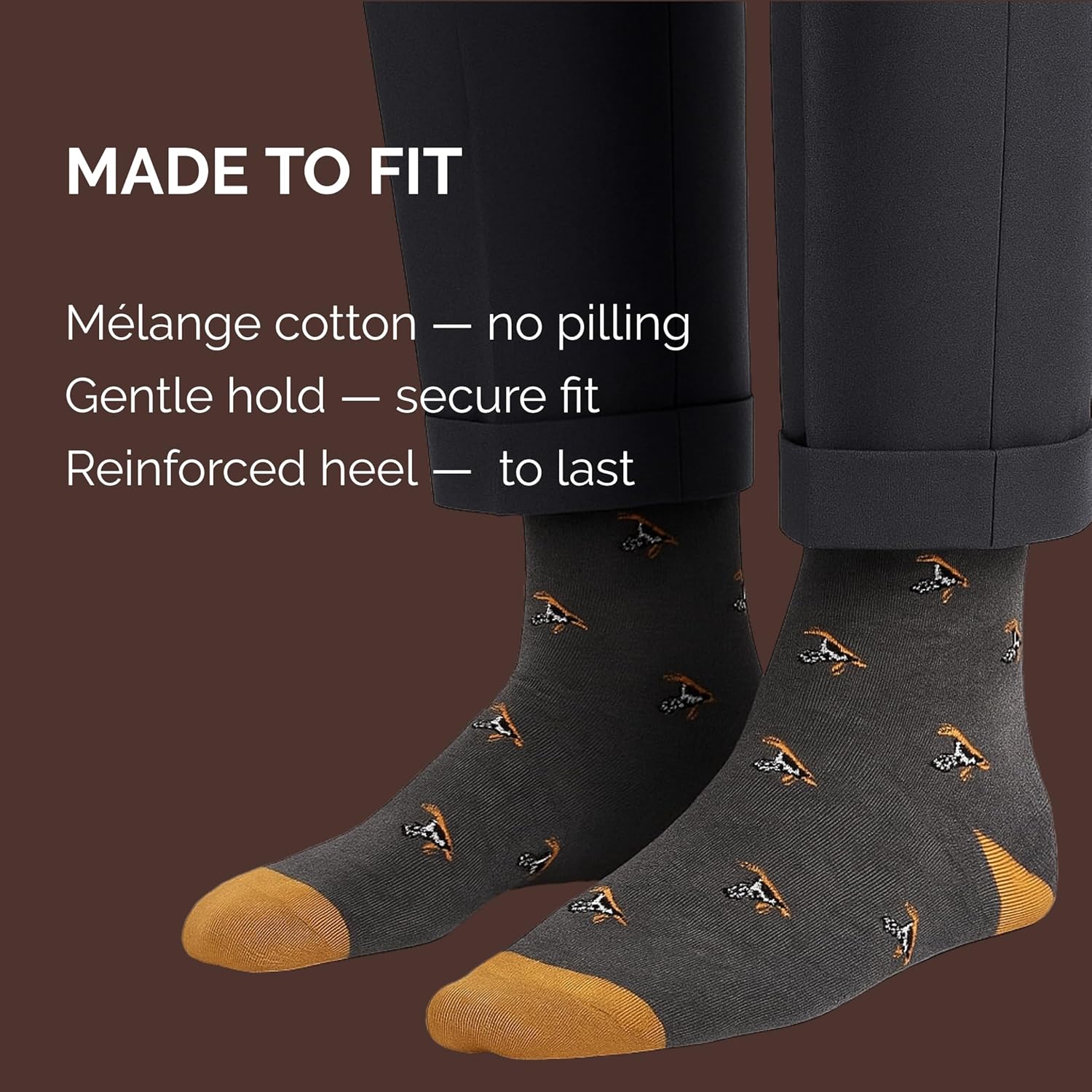 Kakapo Steps Dress Socks