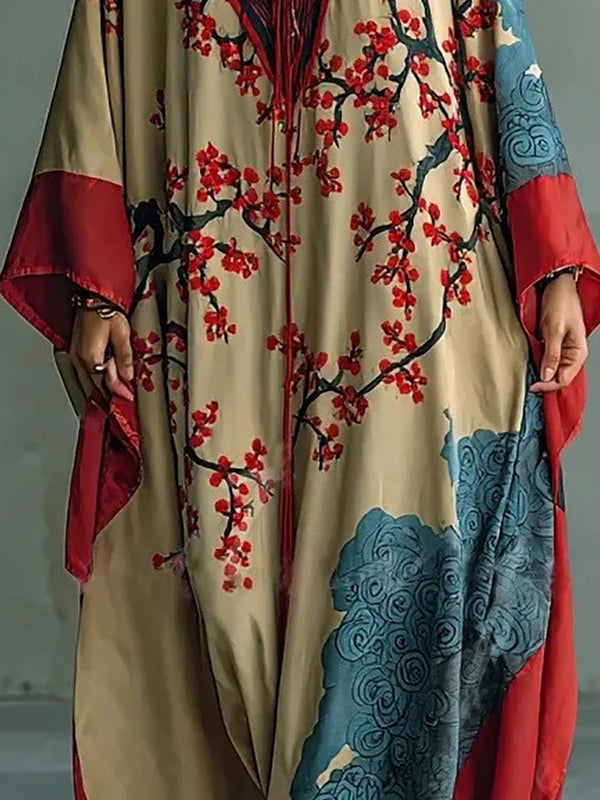Classic V-Neck Maxi Comfort Dress