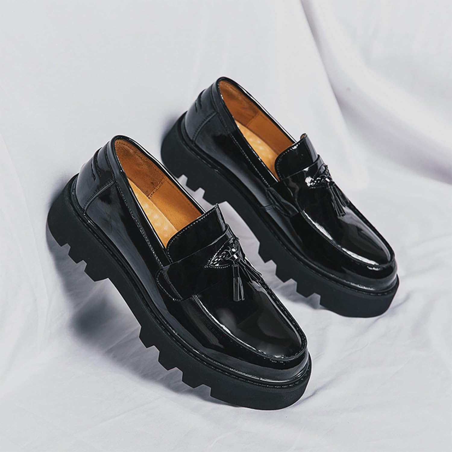 Polished Platform Tassel Loafers Urban Edition