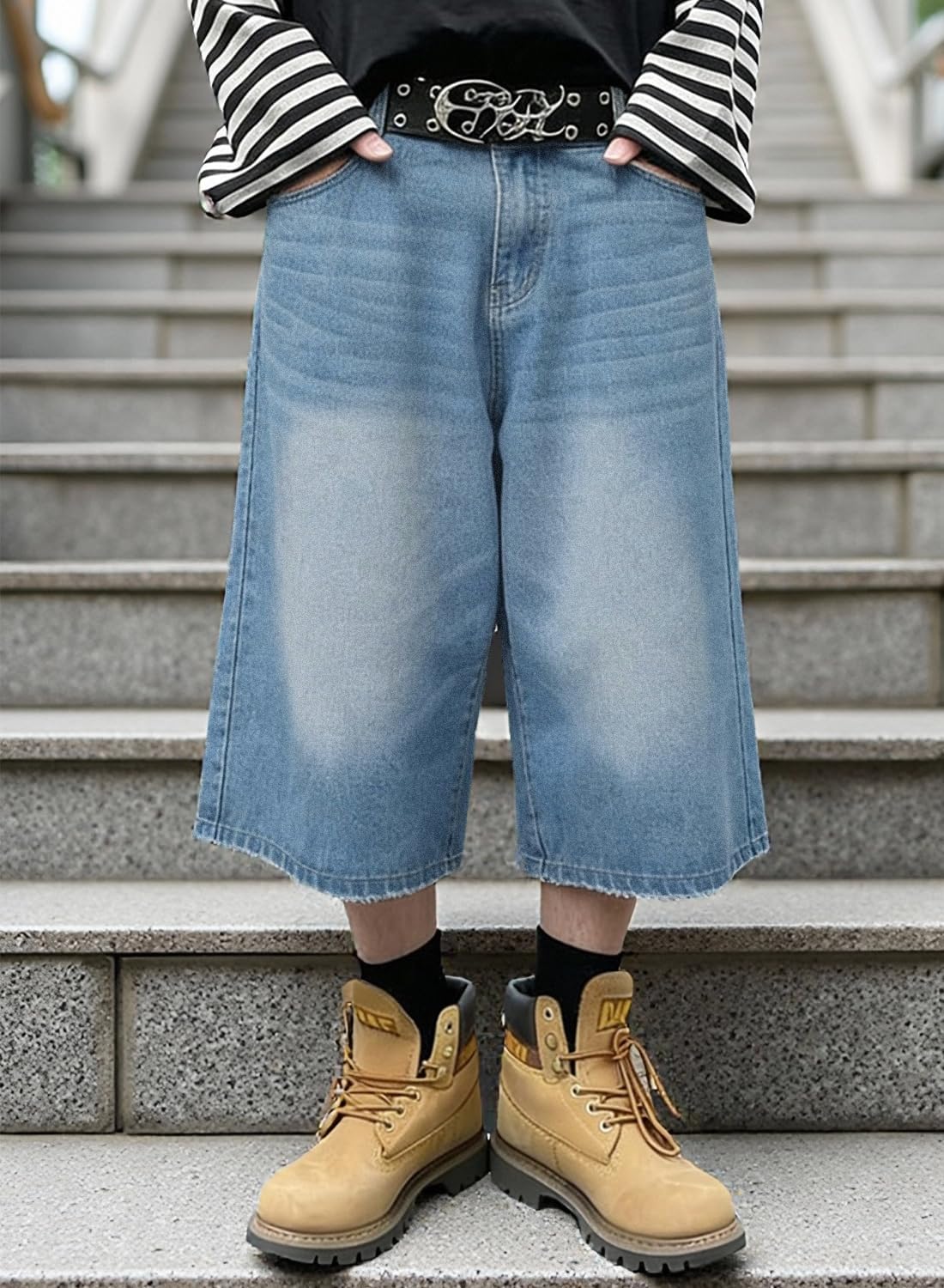 Vintage Baggy Jorts Casual Comfort