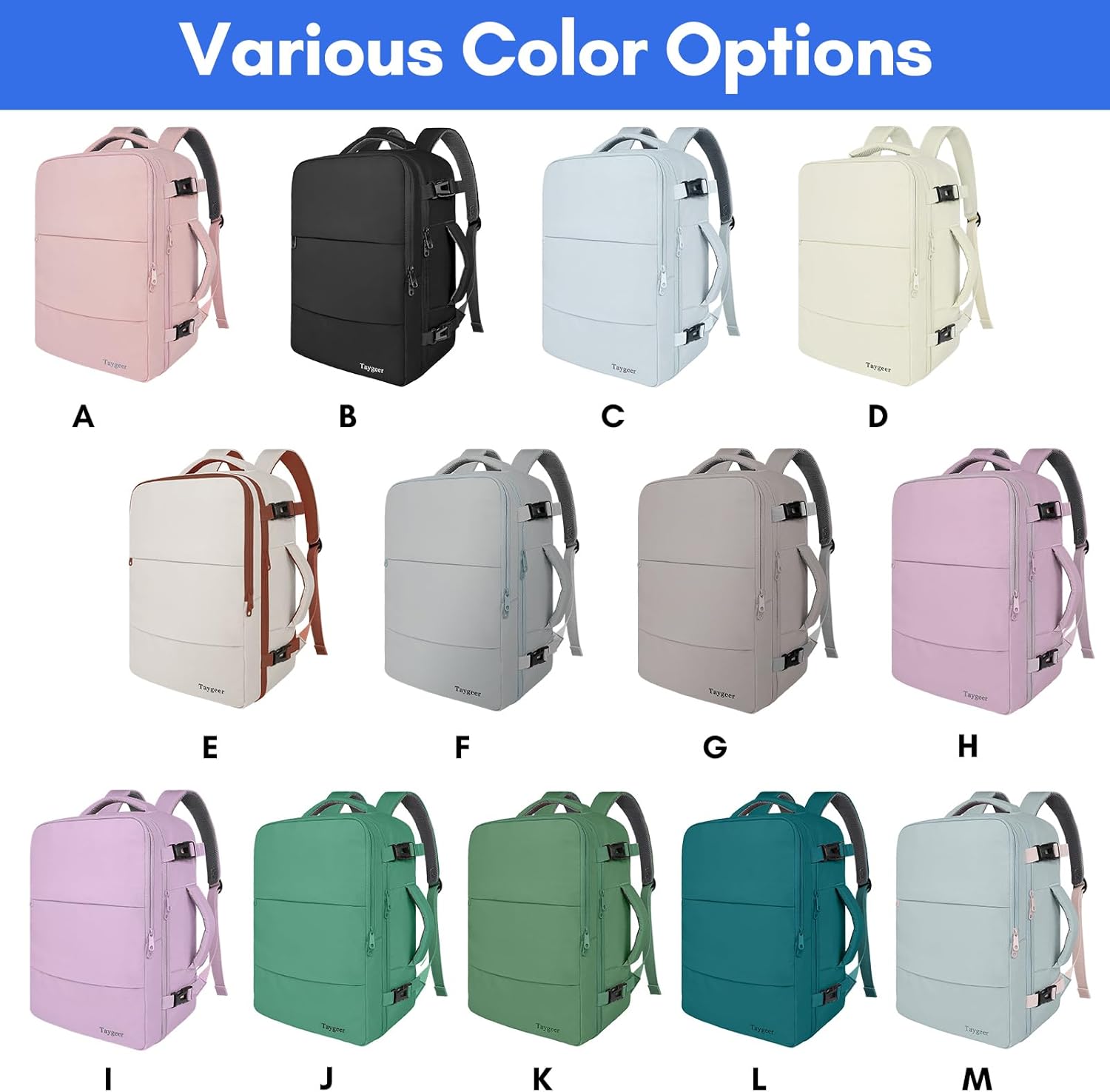 TravelerPro Carry-On Laptop Travel Backpack