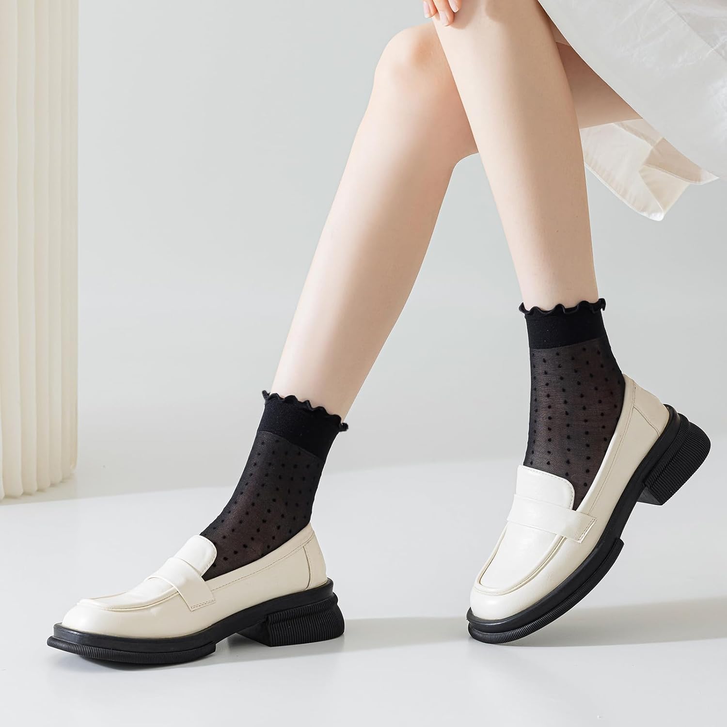Silk Sheer Ankle Socks
