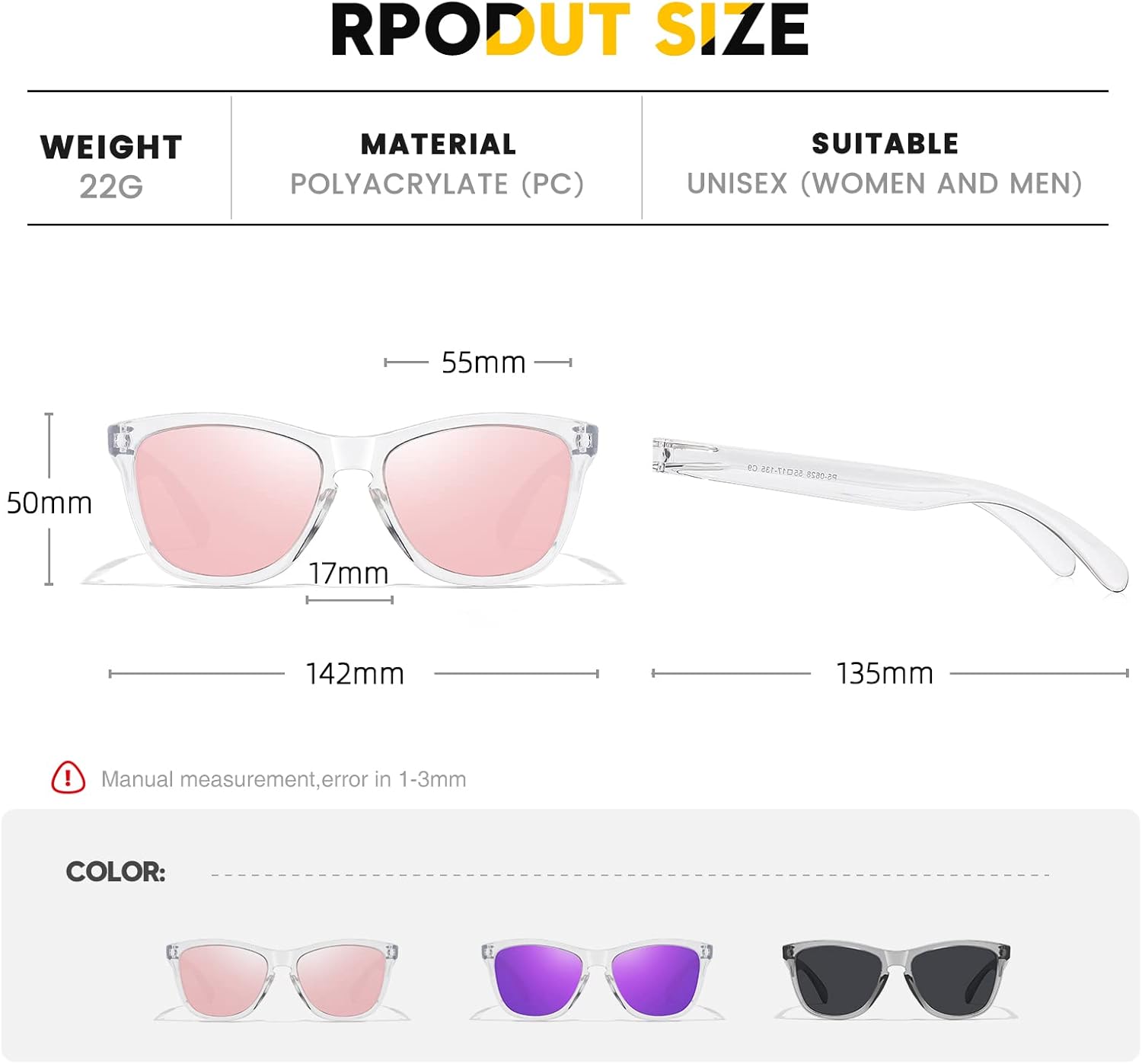 Retro Polarized Mirror Shades