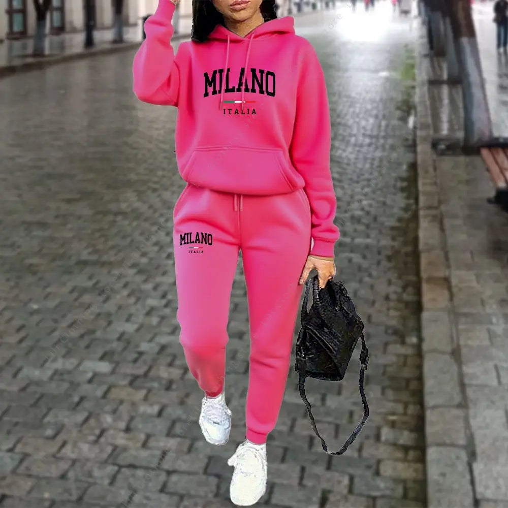 Urban Milano Hoodie Tracksuit Set