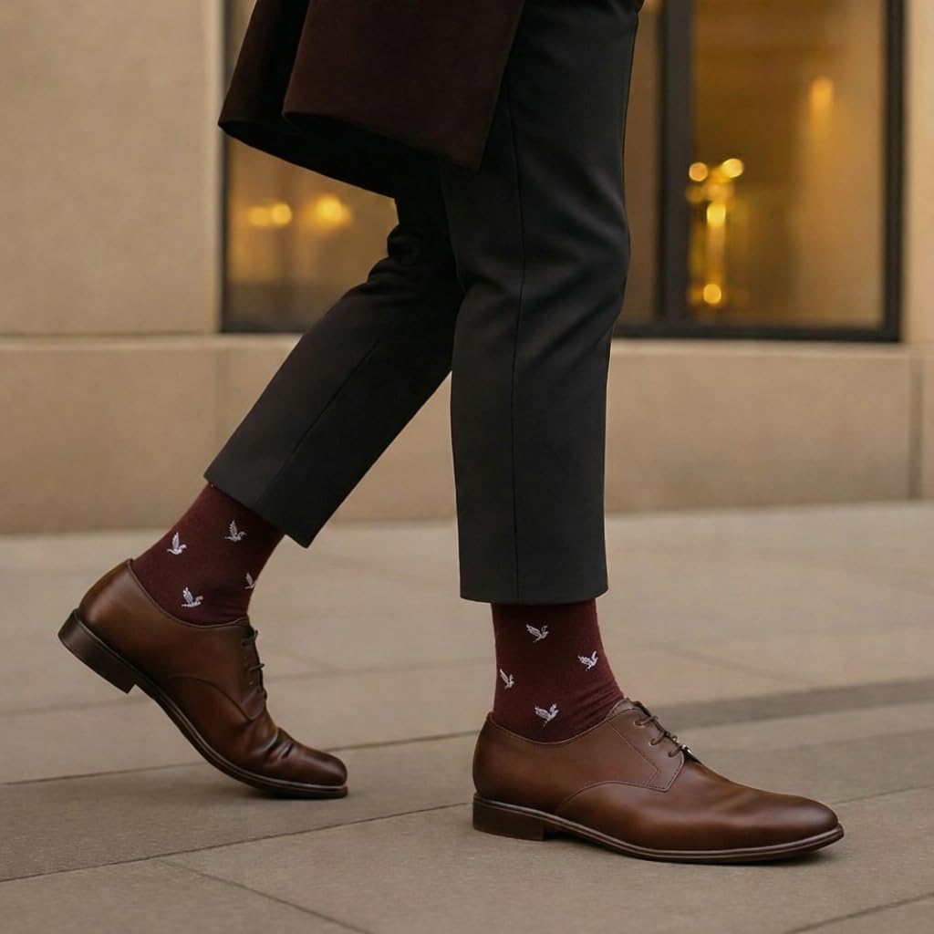 Kakapo Steps Dress Socks