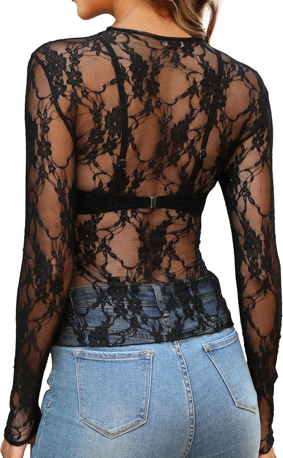 Stealth Mesh Lace Layer Tee