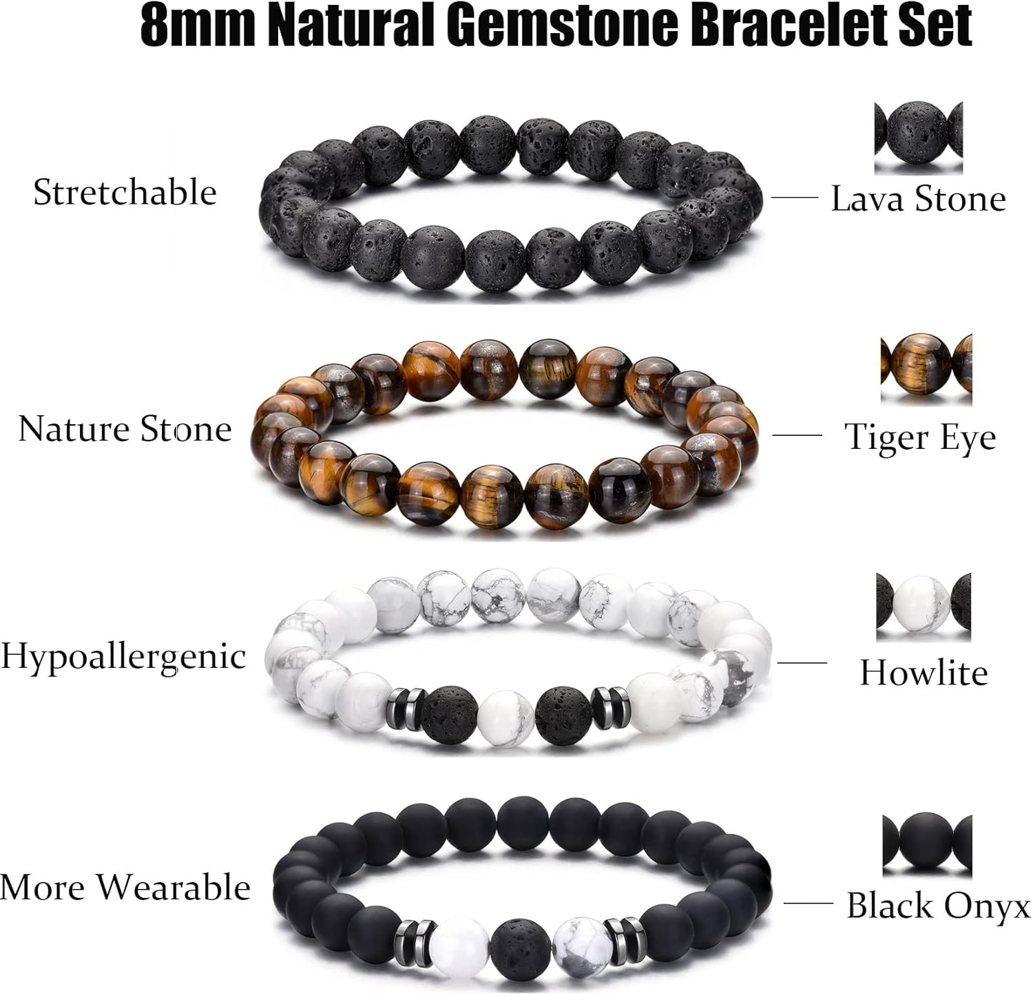 Tiger Eye Power Beaded Bracelet