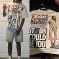 Retro Streetwear Graphic Tee