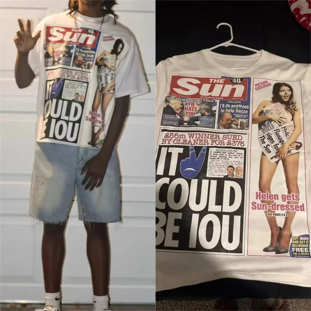 Retro Streetwear Graphic Tee