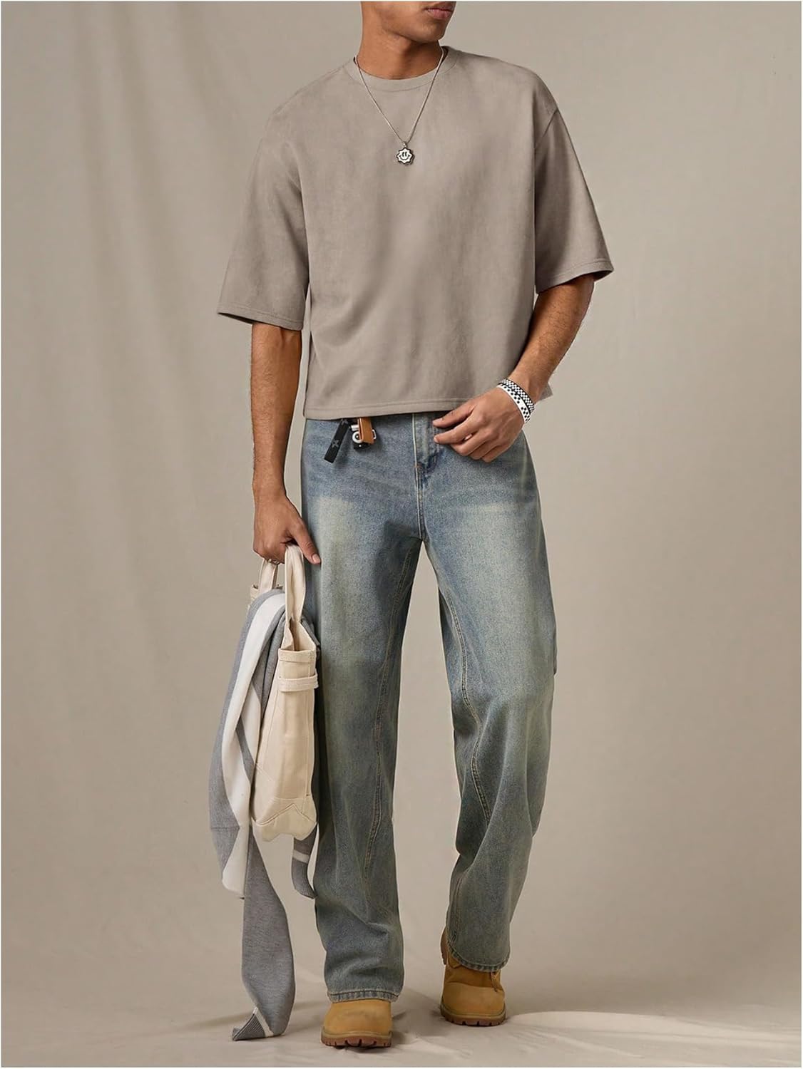Boxy Crop Street Tee Top