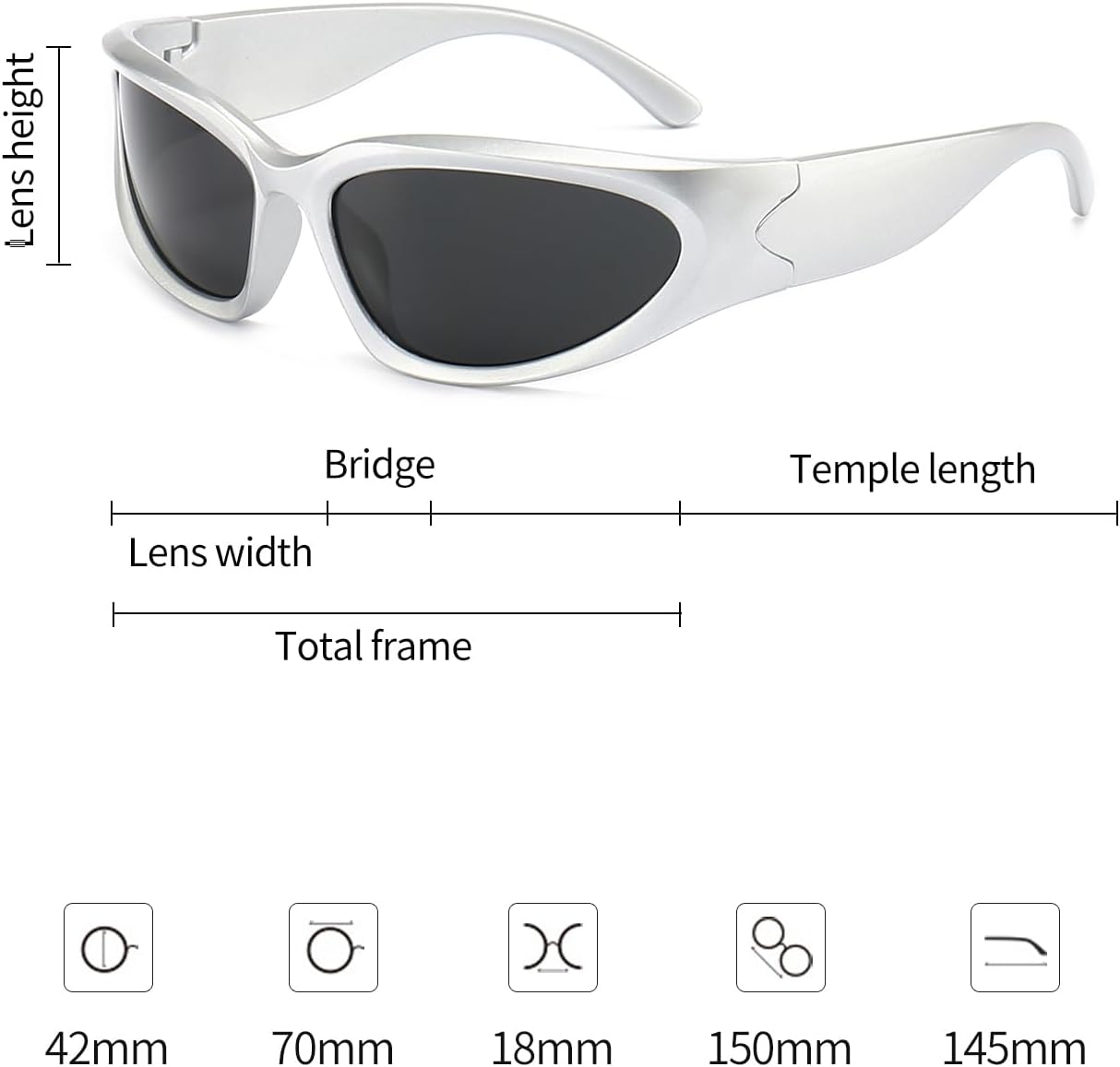 Polarized Sport Wrap Shades