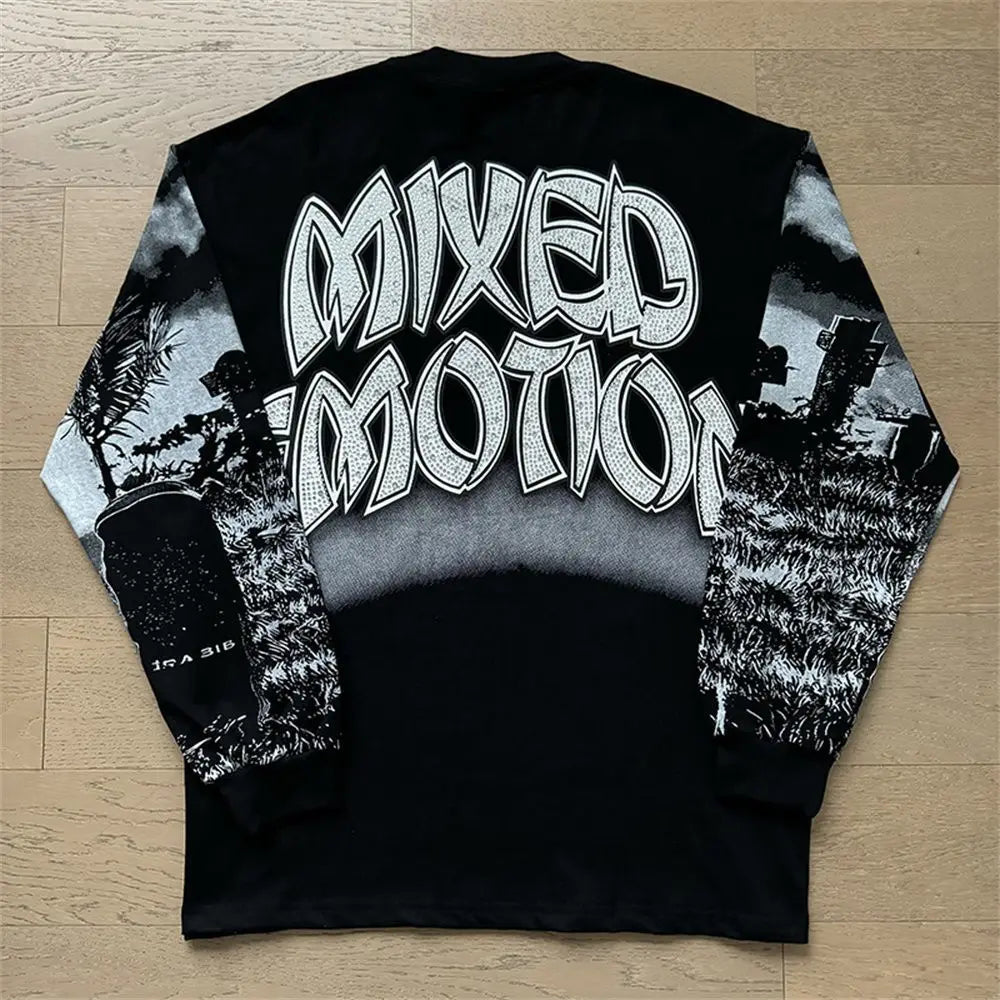 Mixed Emotion Oversized Tee