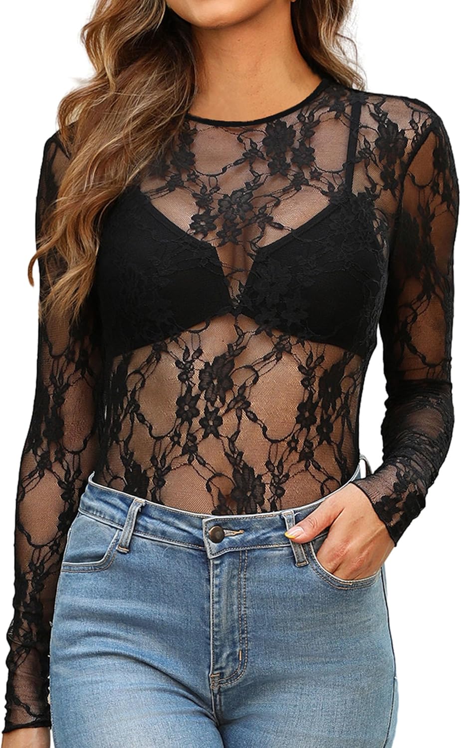 Stealth Mesh Lace Layer Tee